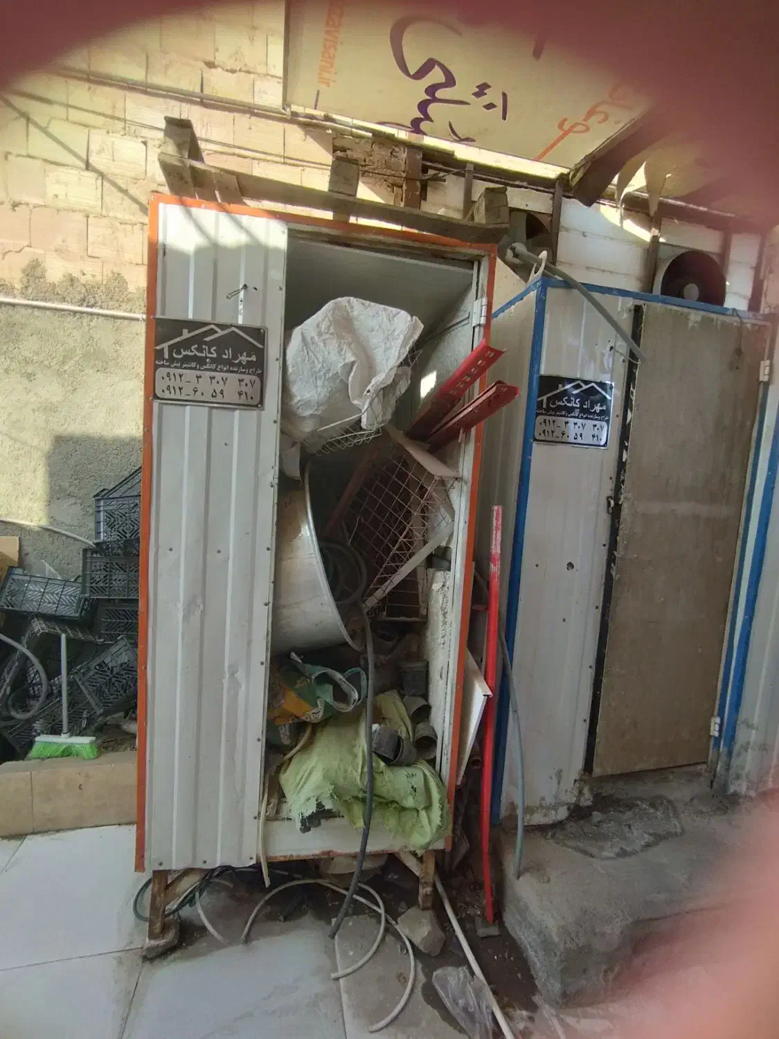 دوتا کانکس سالم توافقی|مصالح و تجهیزات ساختمان|سبزوار, کلاته سیفر|دیوار