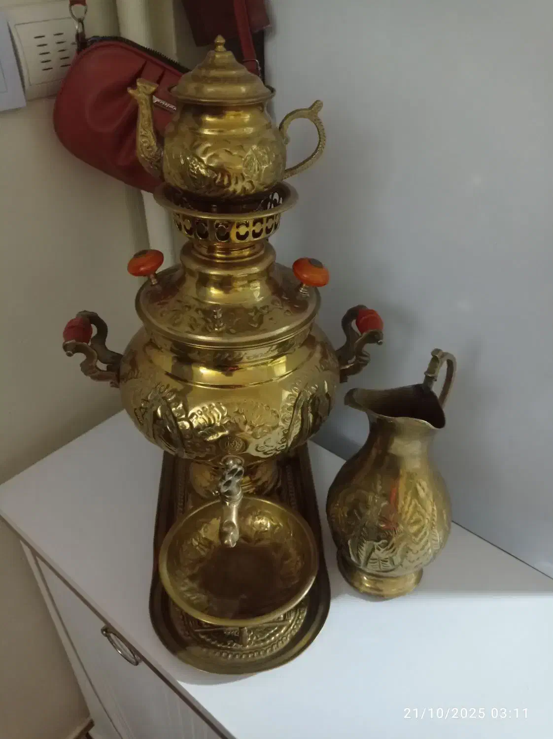 سماور زغالی|کلکسیون اشیاء عتیقه|چهاردانگه (تهران), |دیوار