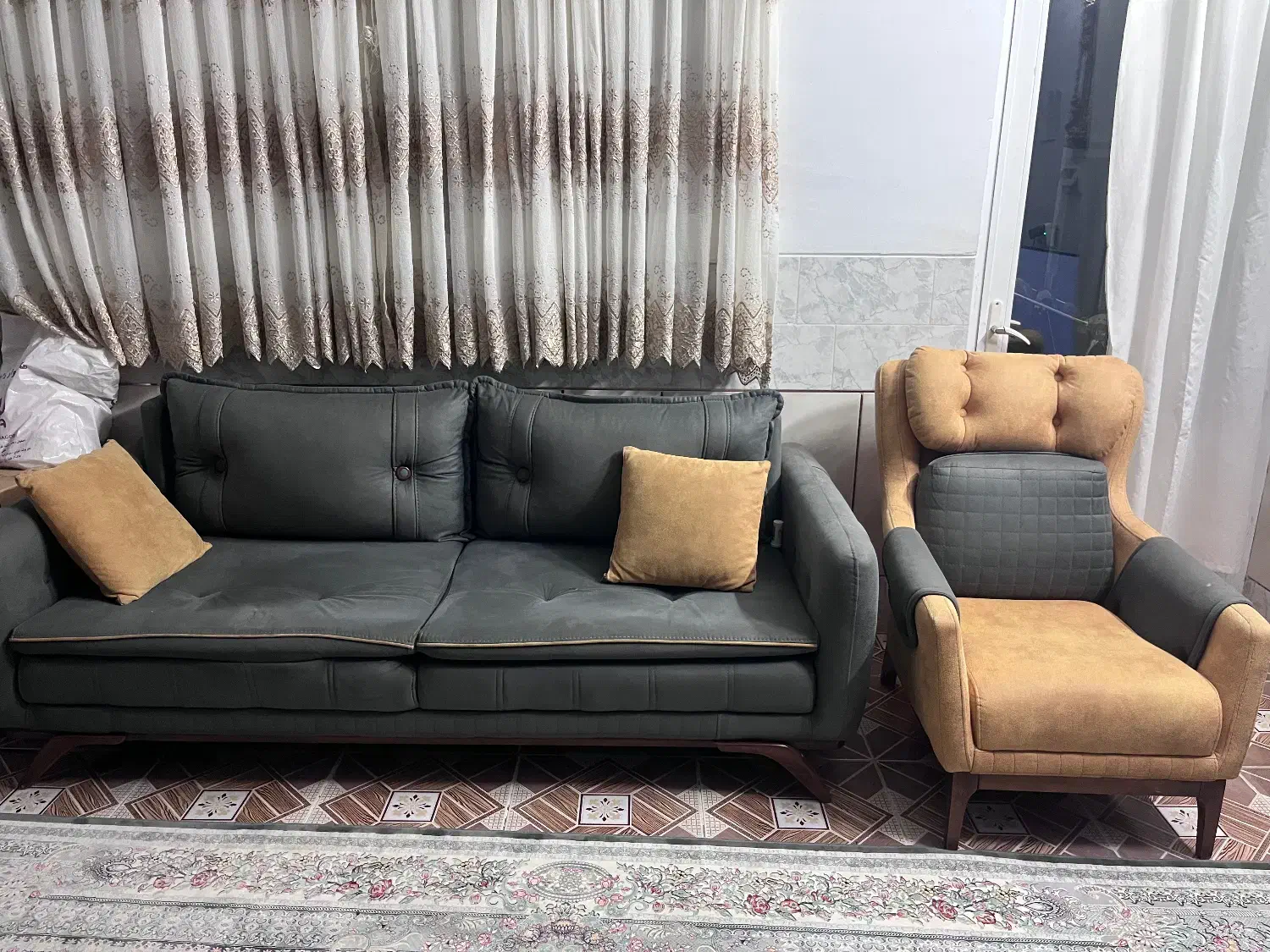 مبل راحتی|مبلمان خانگی و میز عسلی|داران, |دیوار