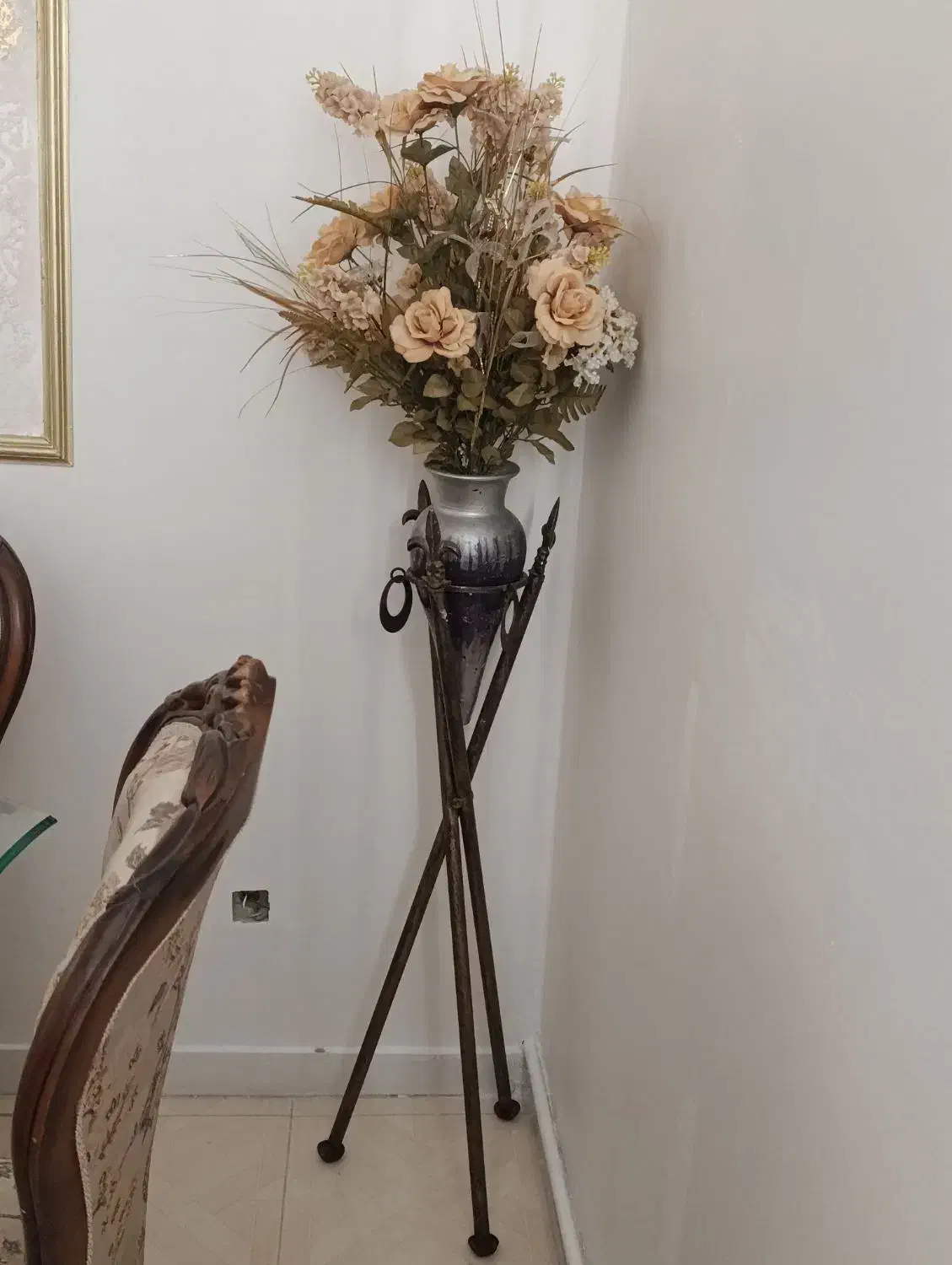 گلدان دکوری فلزی|گل مصنوعی|تهران, اوقاف|دیوار