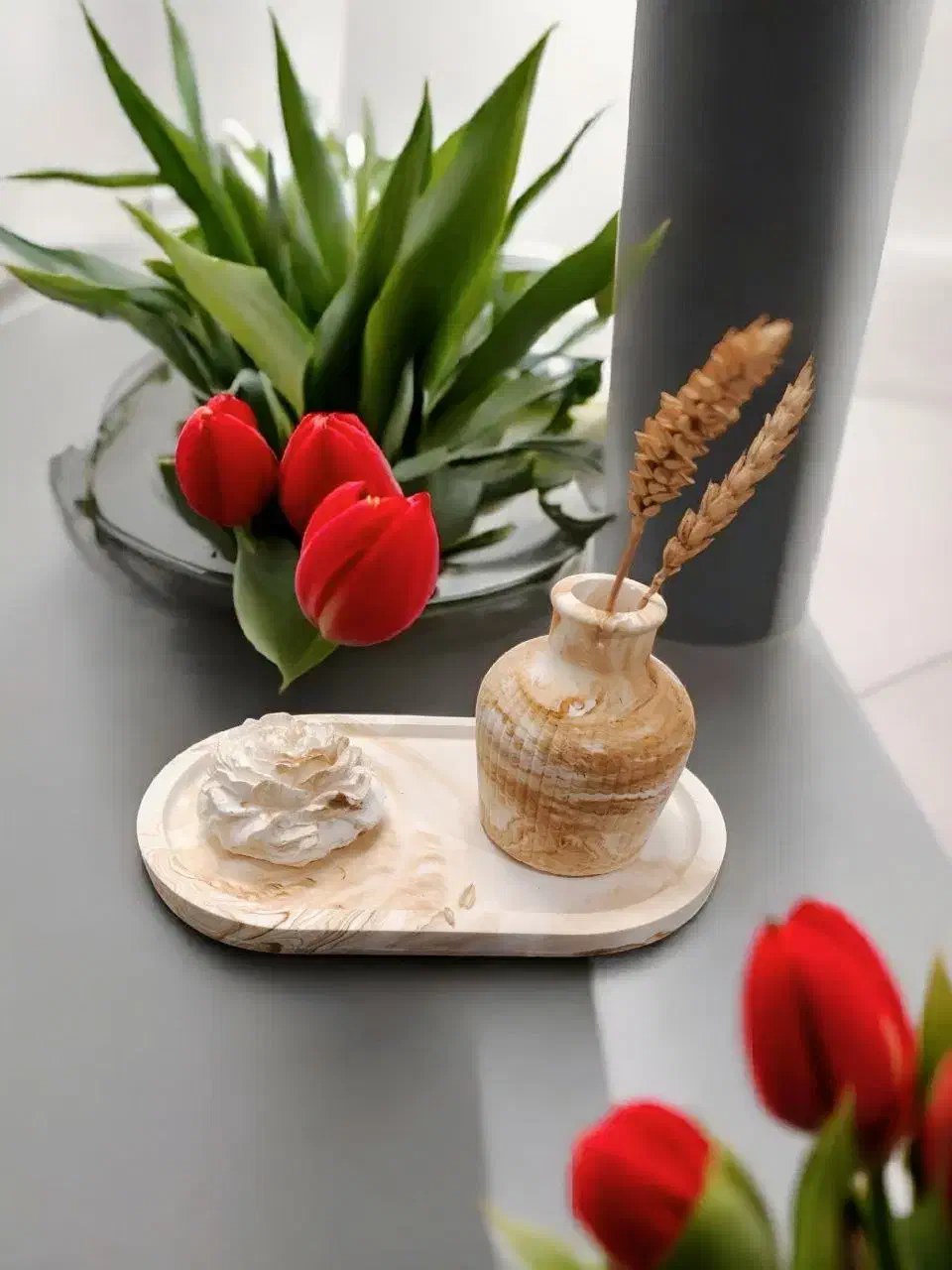 ست سنگمصنوعی سهپارچه در سهرنگپرفروش ماربلشیت|مجسمه، تندیس، ماکت|لاهیجان, شیخ زاهد|دیوار