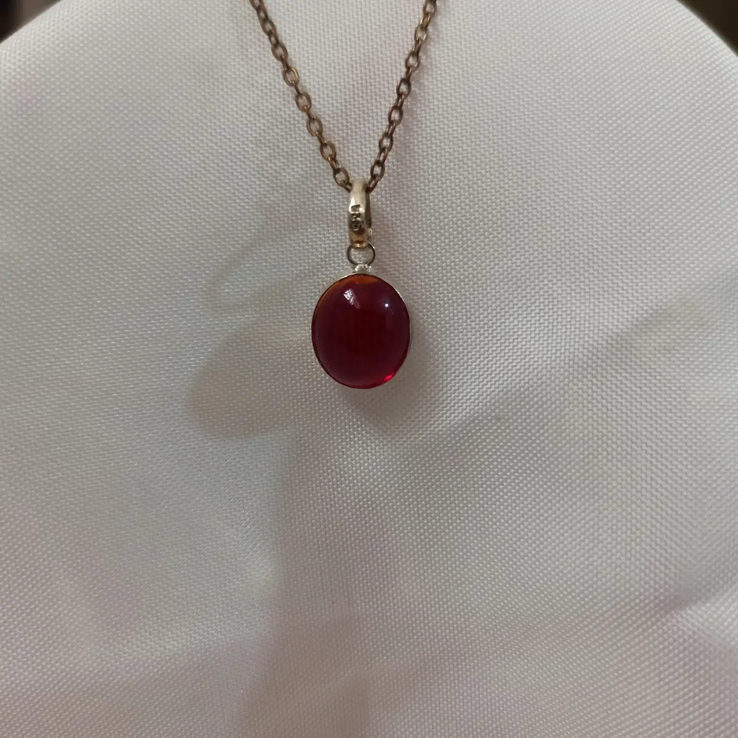 مدال نقره نگین یاقوتی کد ۶۶۱|جواهرات|اصفهان, مولوی|دیوار