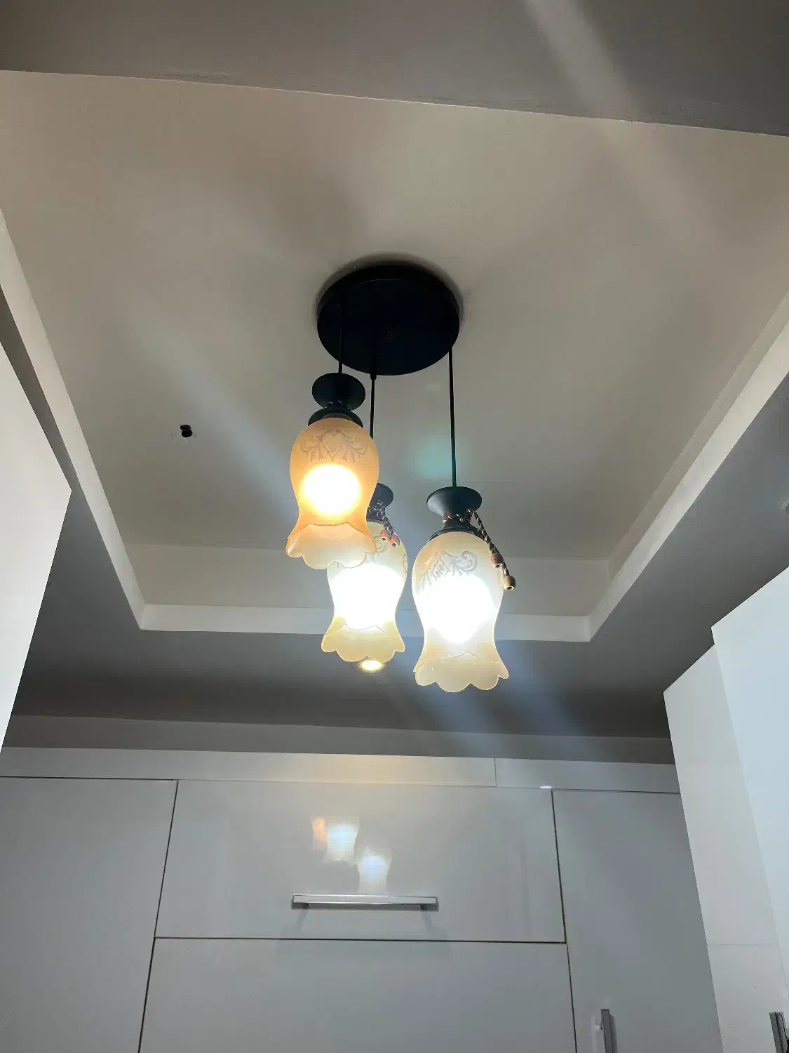 لوستر شیک و چوبی|لوستر و چراغ آویز|گرگان, |دیوار