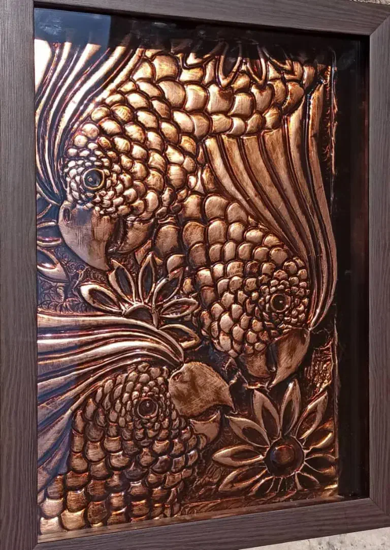 تابلو دکوراتیو مسی|صنایع دستی و سایر لوازم تزئینی|کازرون, |دیوار