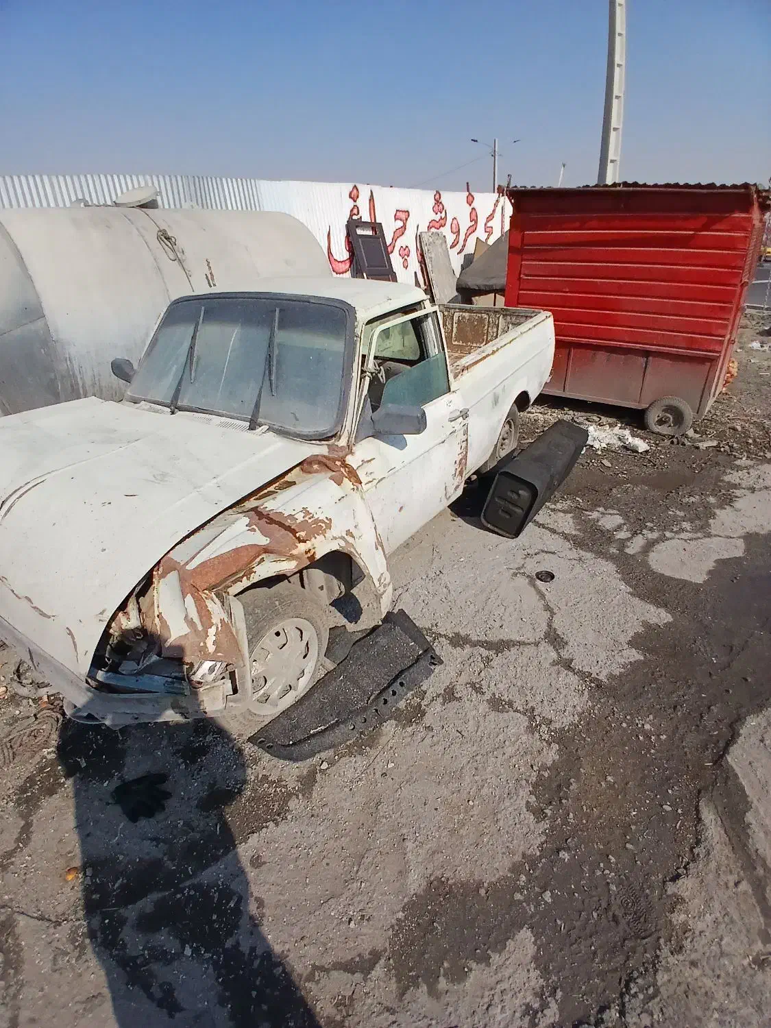 پیکان وانت مدل ۸۵ تصادفی|خودرو سواری و وانت|نسیمشهر, |دیوار