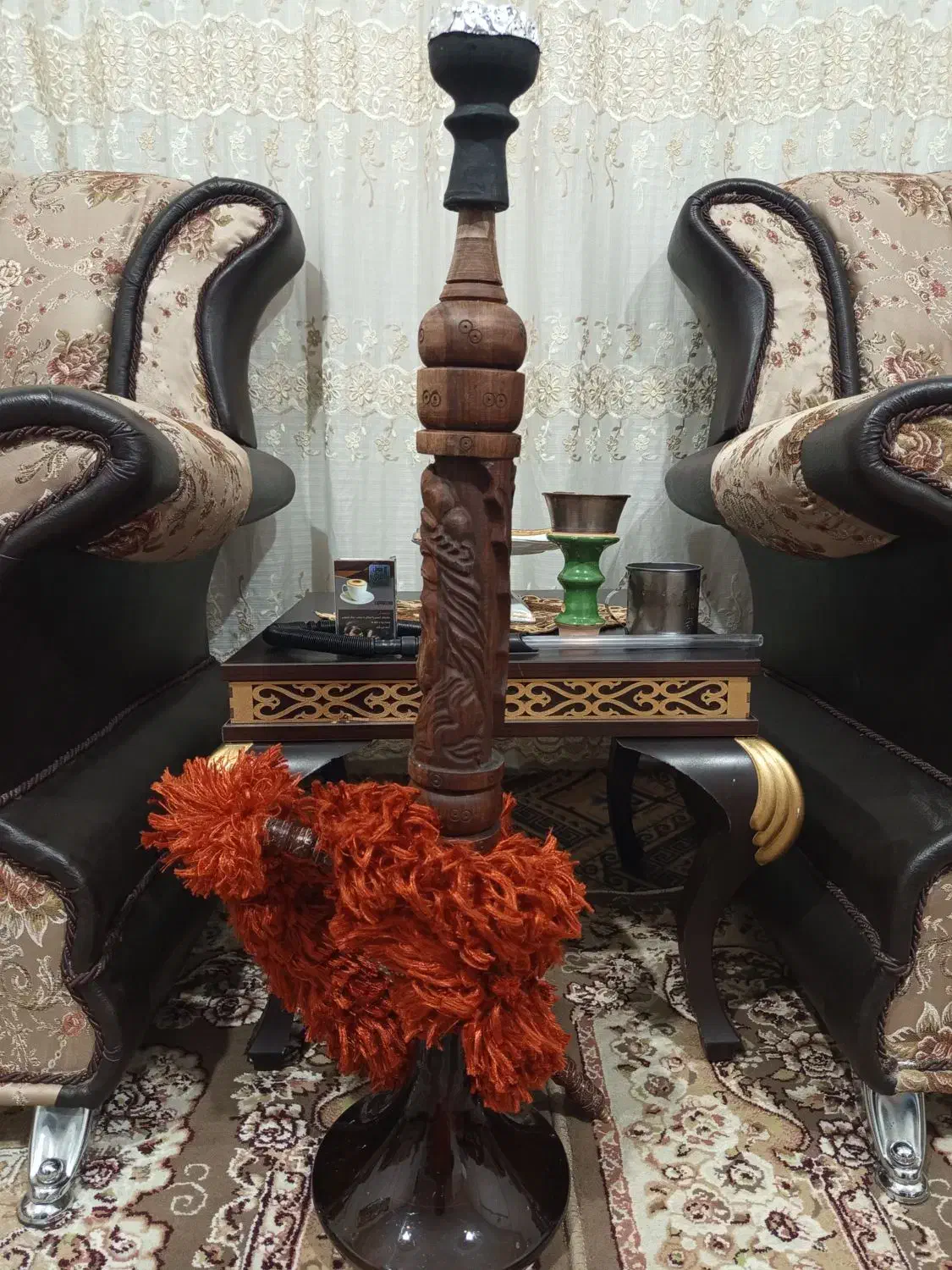 قلیان چوبی|کلکسیون و سرگرمی|مراغه, |دیوار