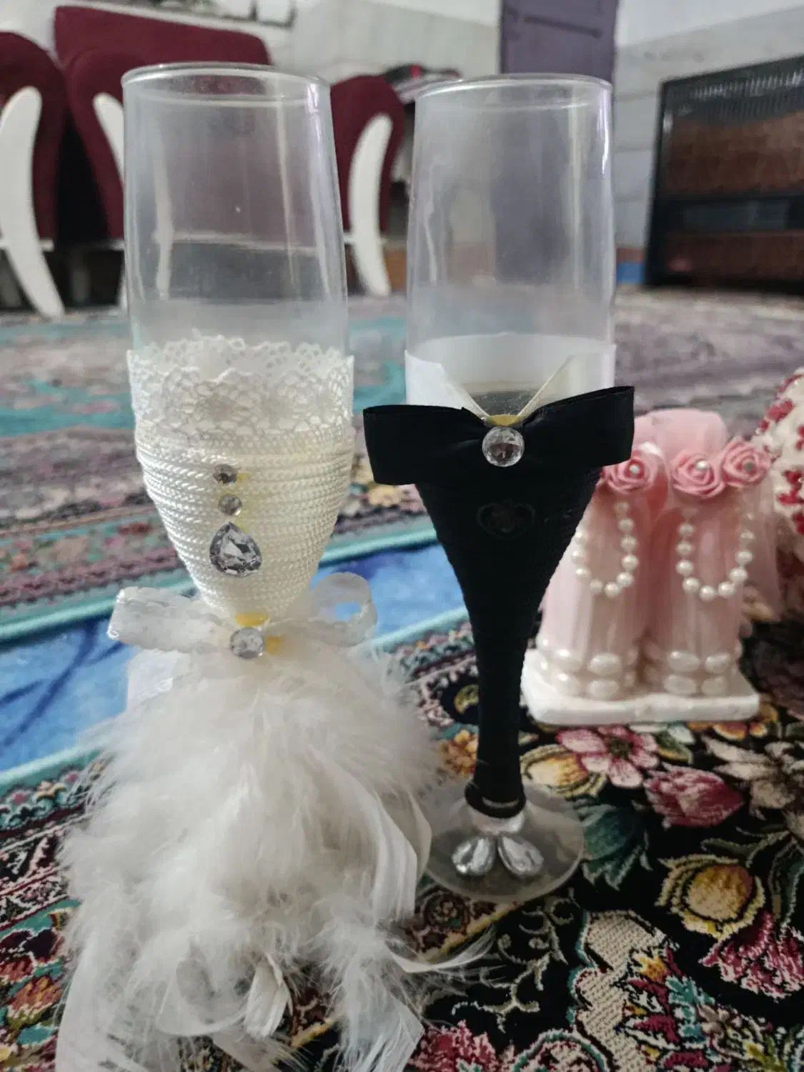 دسته گل عروس نو|گل مصنوعی|پاکدشت, پاکدشت (مامازند)|دیوار