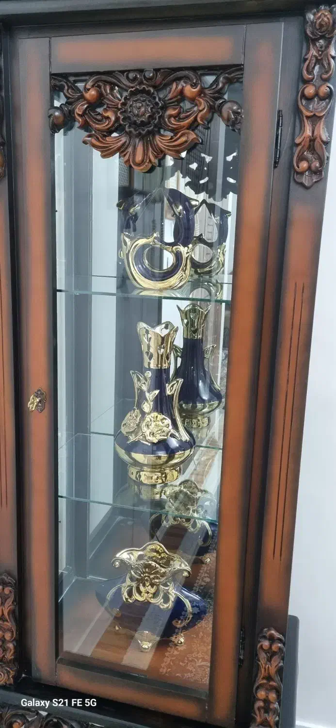 ویترین چوبی|بوفه، ویترین، کنسول|قرچک, مهدیه|دیوار