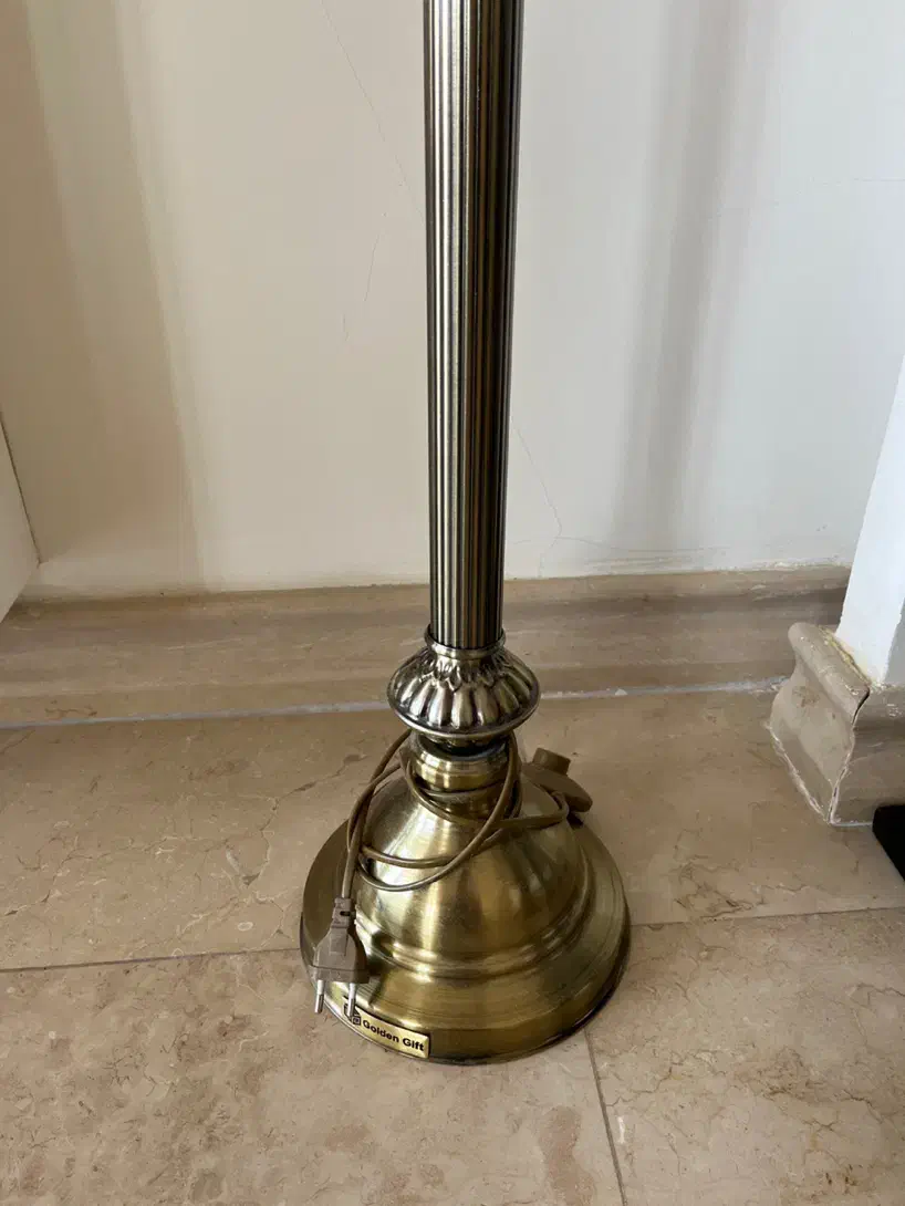 فروش یک جفت آباژورجدیدویک ساعت دکدراتیو|چراغ خواب و آباژور|لواسان, |دیوار