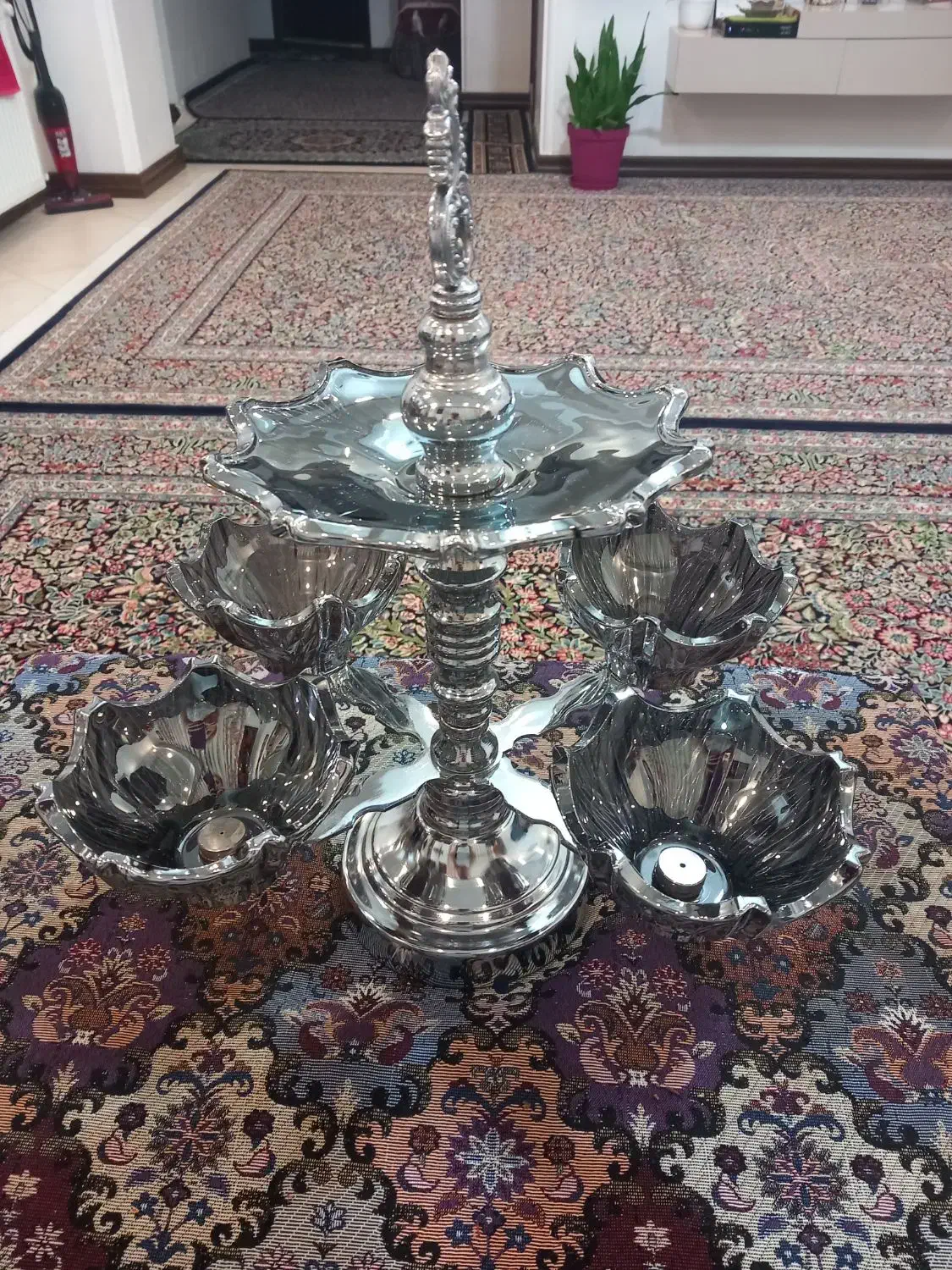 فروش آجیل خوری وشیرینی خوری طرح لوستری زیبا|ظروف سرو و پذیرایی|لاهیجان, یوسف آباد|دیوار