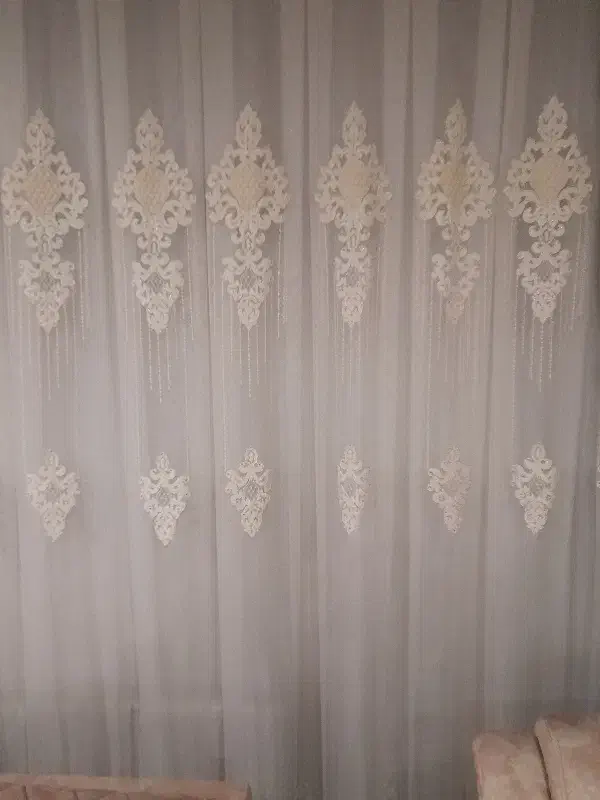 پرده در حد نو با آستر|پرده، رانر، رومیزی|فردیس, سرحدی|دیوار