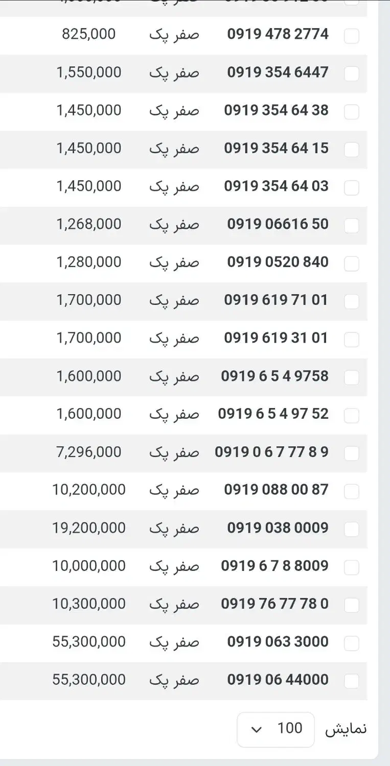 ۰۹۱۹۶۷۸۸۰۰۹ ۰۹۱۱۱۳۱۰۴۳۴ صفر پک قدیم|سیمکارت|رشت, حاجی آباد|دیوار