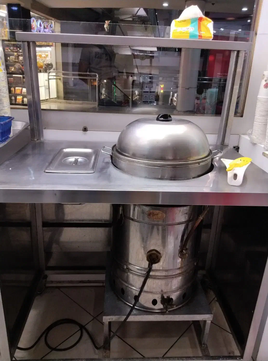 دستگاه ذرت مکزیکی با دیگ۳۰لیتری هم با برق هم گاز|کافی‌شاپ و رستوران|مشهد, زمرد|دیوار