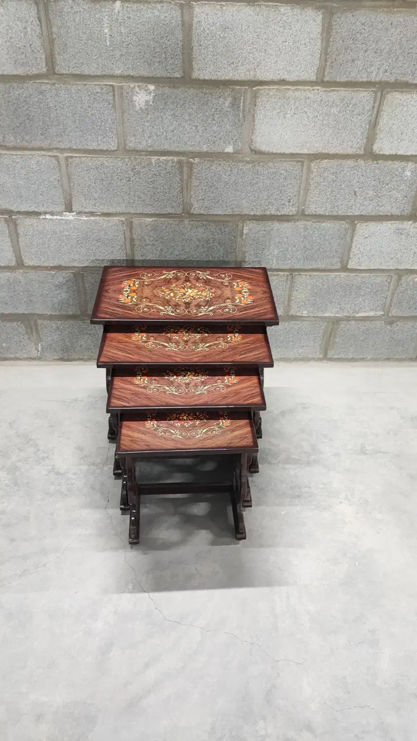 میز عسلی قلبی ۴ عددی|مبلمان خانگی و میز عسلی|تهران, شهید رجایی|دیوار