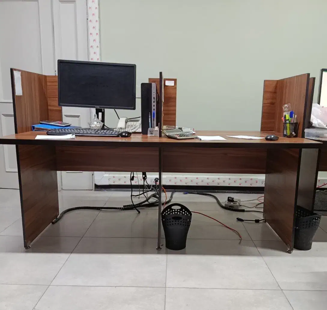 میز اداری دونفره دفتر کار میز کامپیوتر کارمندی|مبلمان اداری|تهران, صادقیه|دیوار