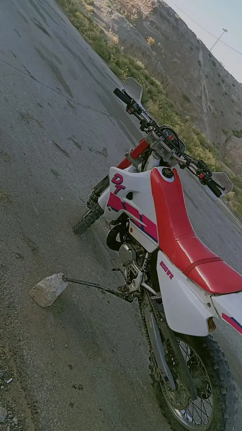 یاماها دیتی زین دوشاخ dt200 wr|موتورسیکلت|خرم بید, |دیوار