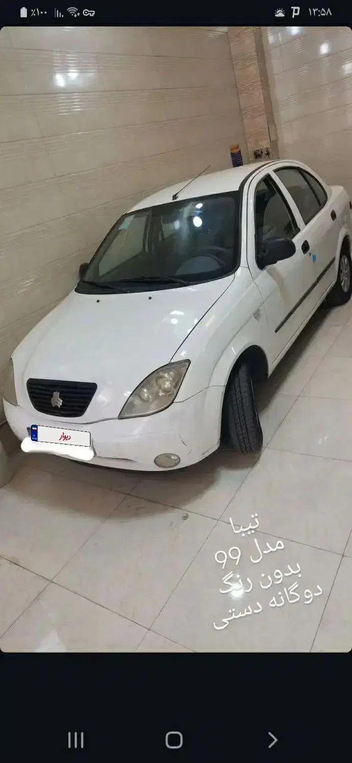 تیبا مدل ۹۹ دوگانه دستی|خودرو سواری و وانت|مرند, |دیوار