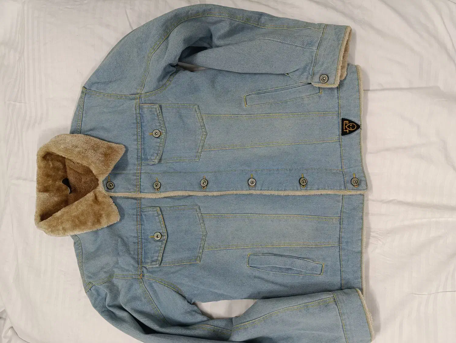 کت جین برفی تمام خز سایز XL کاملاً نو|لباس|اوز, |دیوار