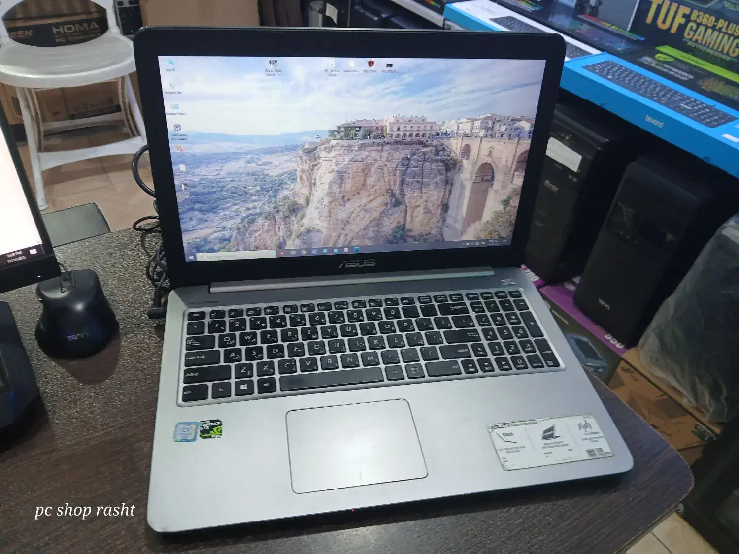 لپتاپ ایسوس گرافیک gtx950 4g|رایانه همراه|رشت, باهنر|دیوار