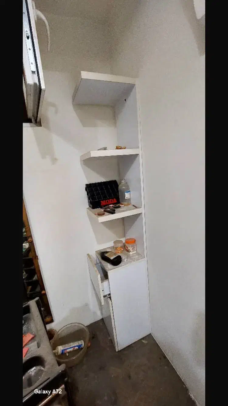 کمد سه کشو ویترین دار 180 سانتی متر .ترولی متحرک|جاکفشی، کمد، دراور|کرج, گلشهر|دیوار