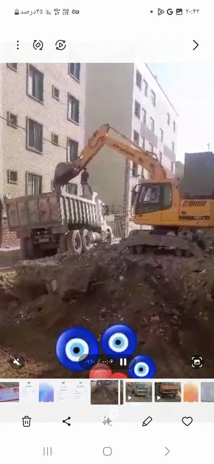 خاکبرداری و حمل خاک با بیل میکانیکی وبابکت|خدمات حمل و نقل|تهران, خلازیر|دیوار