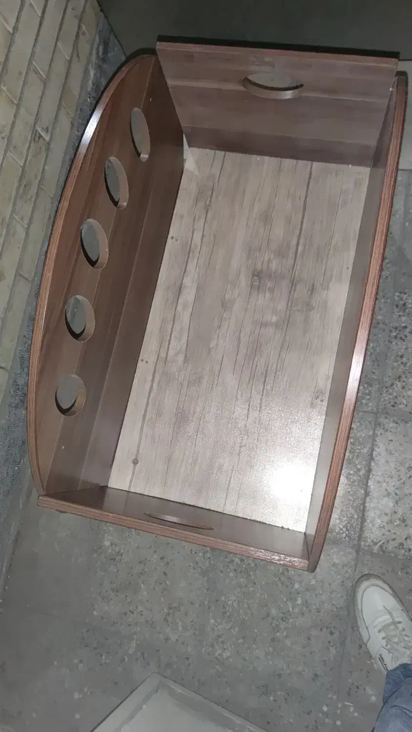 گهواره کودک چوبی|تخت و صندلی بچه|اصفهان, خواجه عمید|دیوار