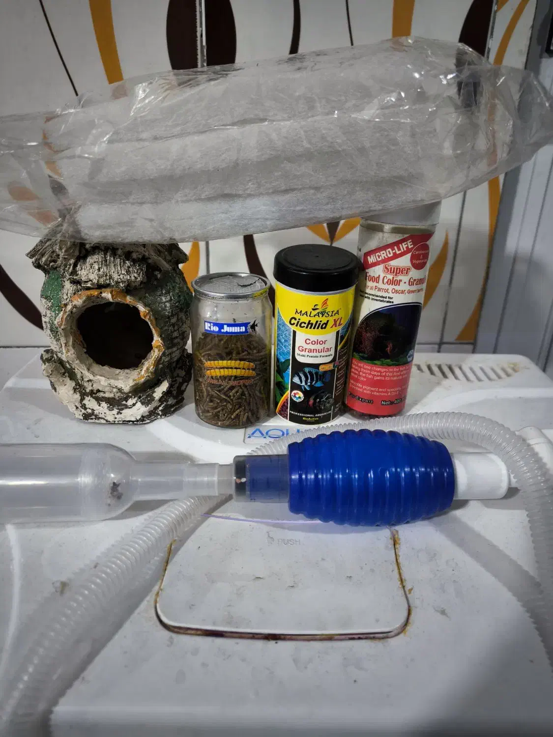 آکواریوم کامل و آماده استفاده همراه ماهی|ماهی|ایلام, |دیوار