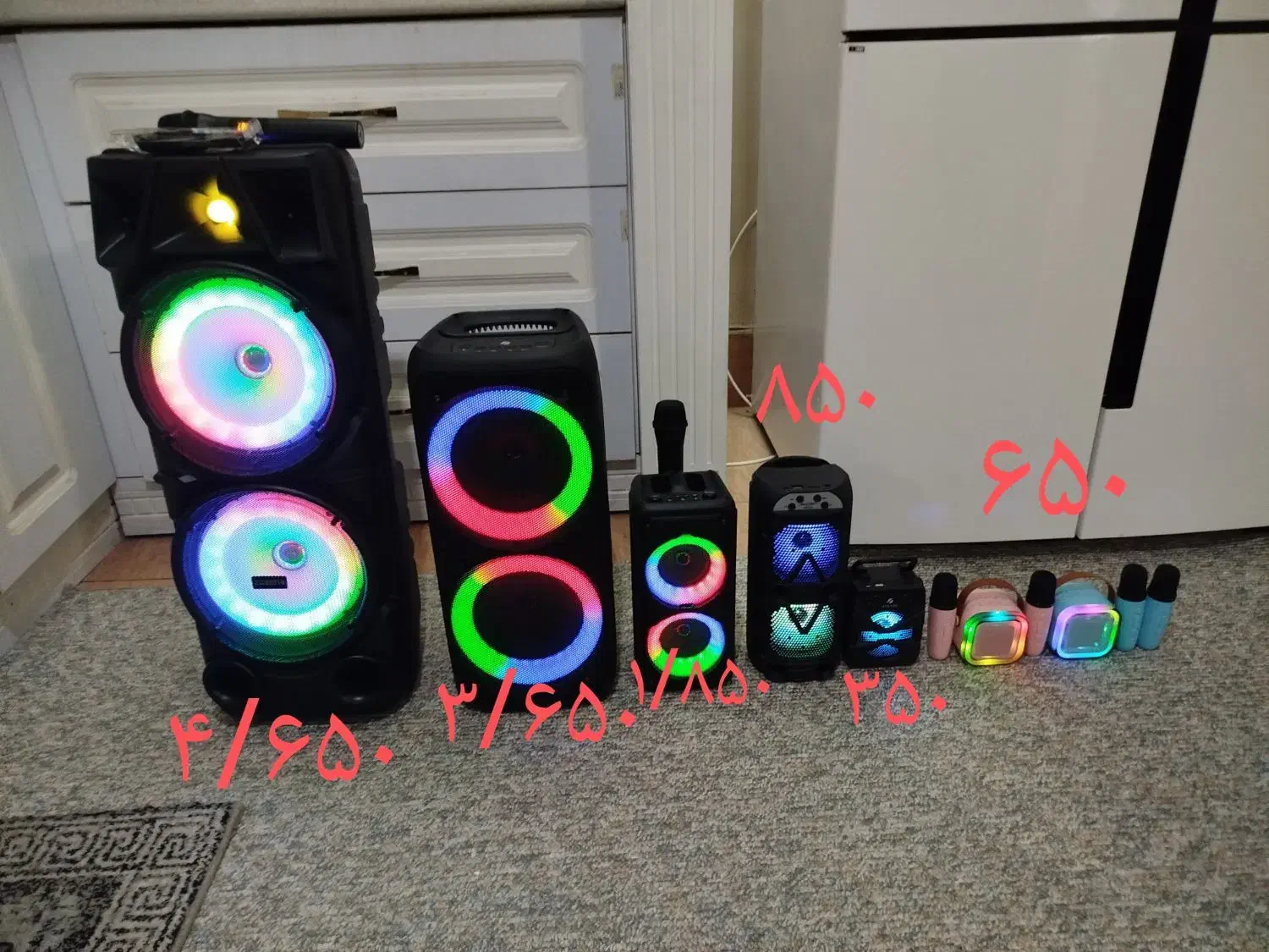 تعدادی اسپیکر اقتصادی نو رادیو دار از350 تا 4/650|سیستم صوتی خانگی|مشهد, عامل|دیوار