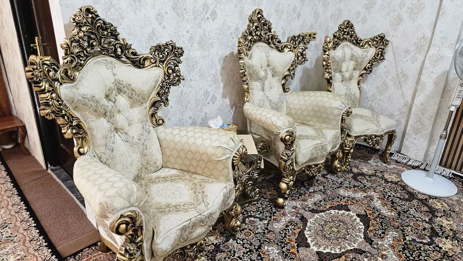 مبلمان 9 نفره کلاسیک|مبلمان خانگی و میز عسلی|سرپل ذهاب, |دیوار