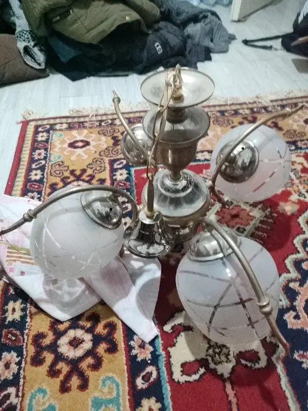 لوستر تمام برنج|لوستر و چراغ آویز|مشهد, هفت تیر (آب و برق)|دیوار