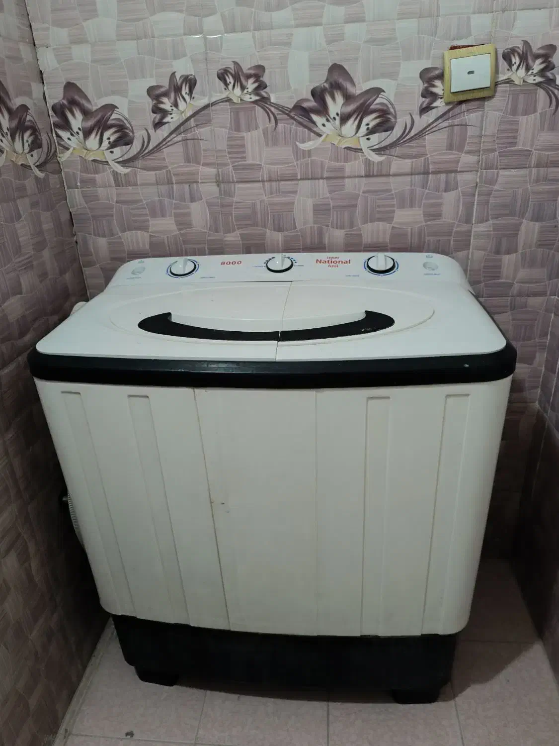 لباسشویی دوقلو|ماشین لباسشویی و خشک‌کن لباس|تفت, |دیوار