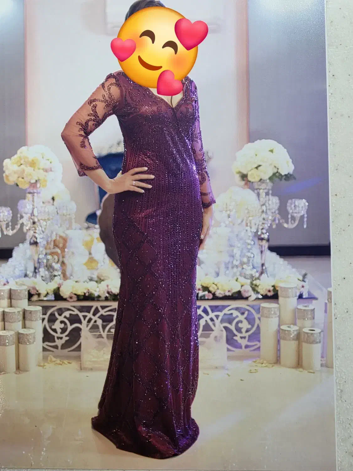 لباس مجلسی بلند بازدید و چت، لطفا فقط خانم|لباس|خمینی‌شهر, |دیوار