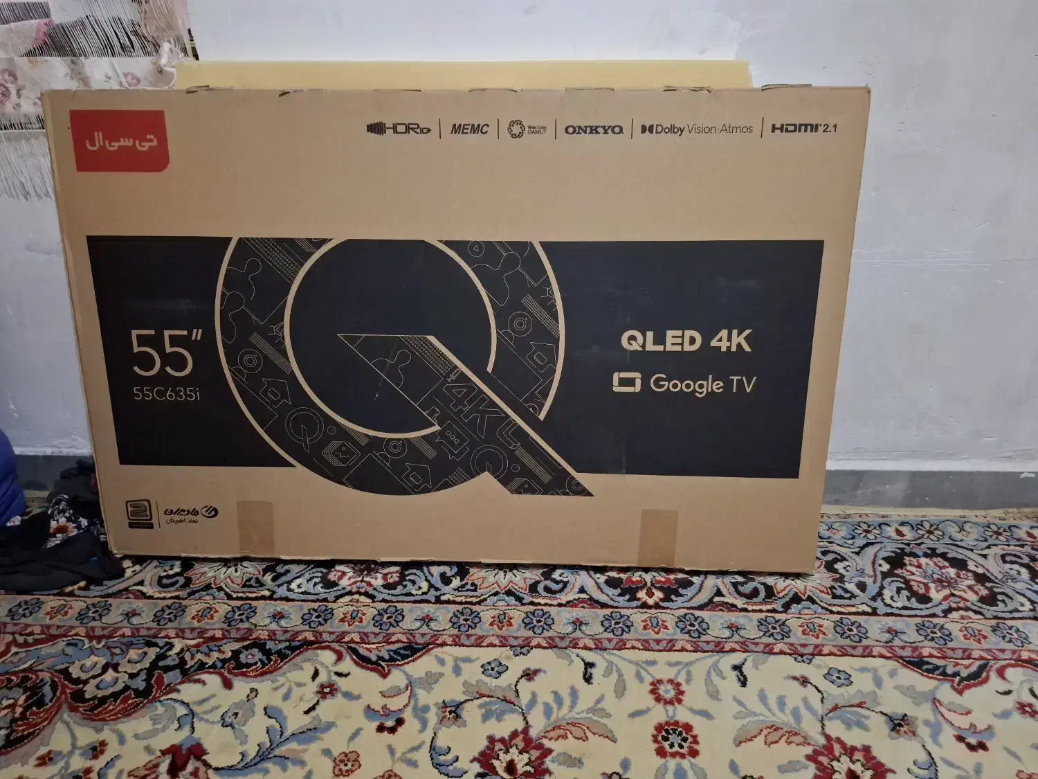 تلویزیون کیو ال ای دی TCL اینچ۵۵|تلویزیون و پروژکتور|دزفول, |دیوار