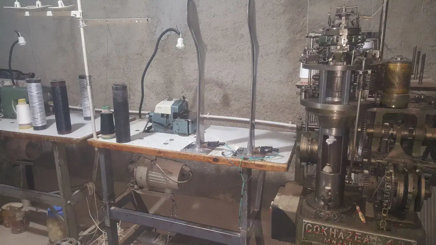 دستگاه جوراب بافی ۱۳۲ سردوز و پس دوز|چرخ خیاطی و ریسندگی|بشاریات, |دیوار