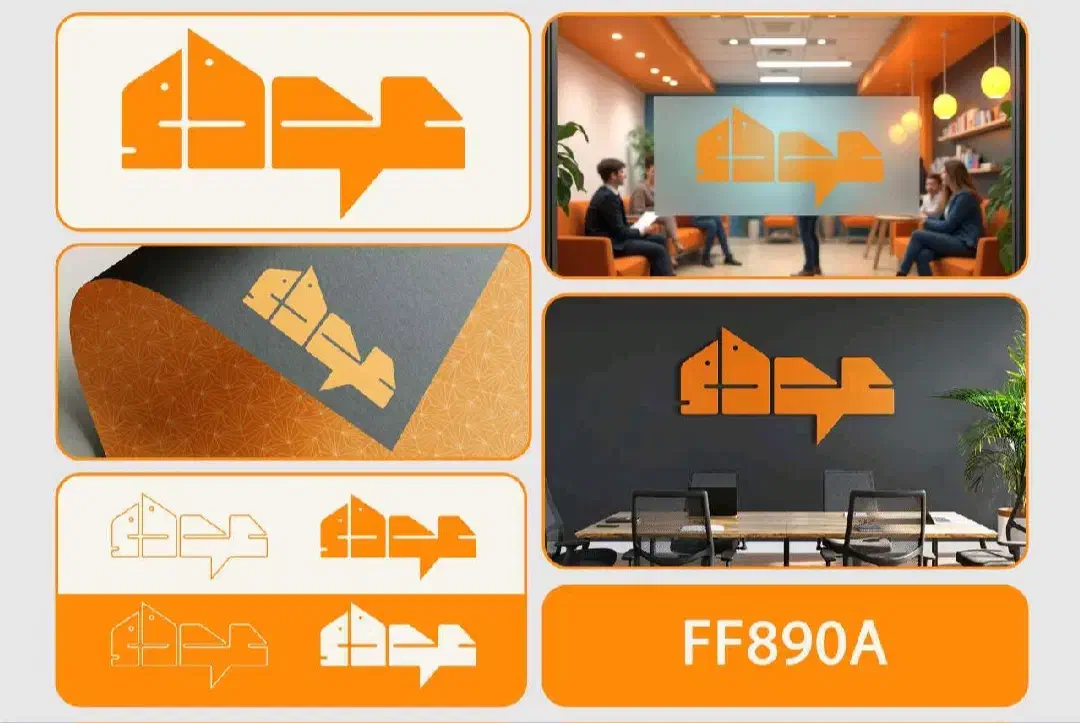 طراحی لوگو ، هویت بصری ، کارت ویزیت و غیره|خدمات رایانهای و موبایل|رشت, چله خانه|دیوار