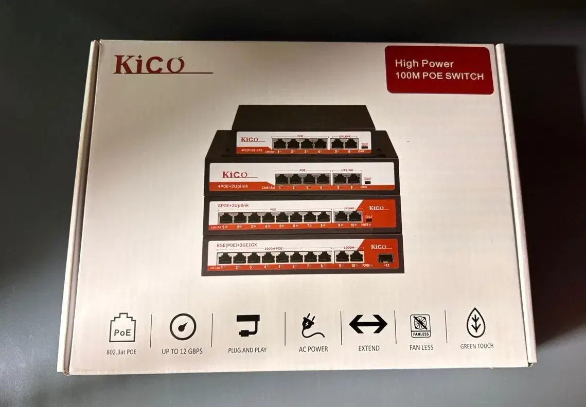 سوییچ شبکه ۱۰ پورت کیکو|مودم و تجهیزات شبکه|تهران, جنت‌آباد شمالی|دیوار