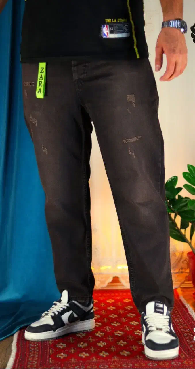 شلوار لی|لباس|شال, |دیوار