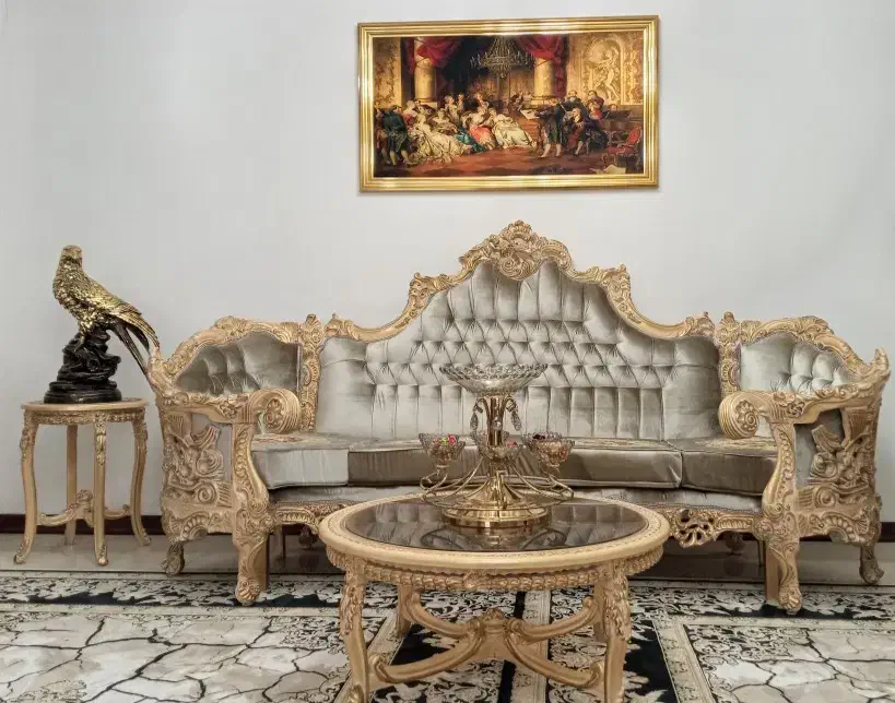 مبل خرچنگی چوب راش پر کار|مبلمان خانگی و میز عسلی|رباطکریم, رباطکریم|دیوار