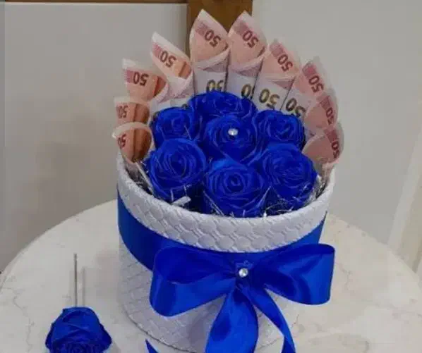 گل روبانی .پول آرایی . باکس|گل مصنوعی|بیرجند, |دیوار