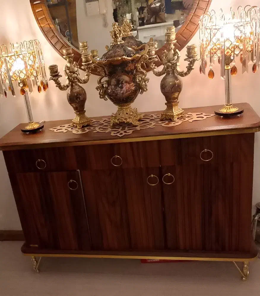 آیینه کنسول|بوفه، ویترین، کنسول|مشهد, شهرآرا|دیوار