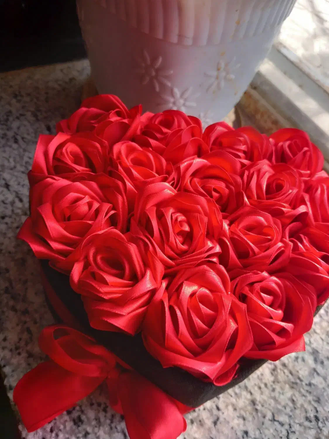 باکس گل رز قرمز|صنایع دستی و سایر لوازم تزئینی|تربت جام, جامی|دیوار