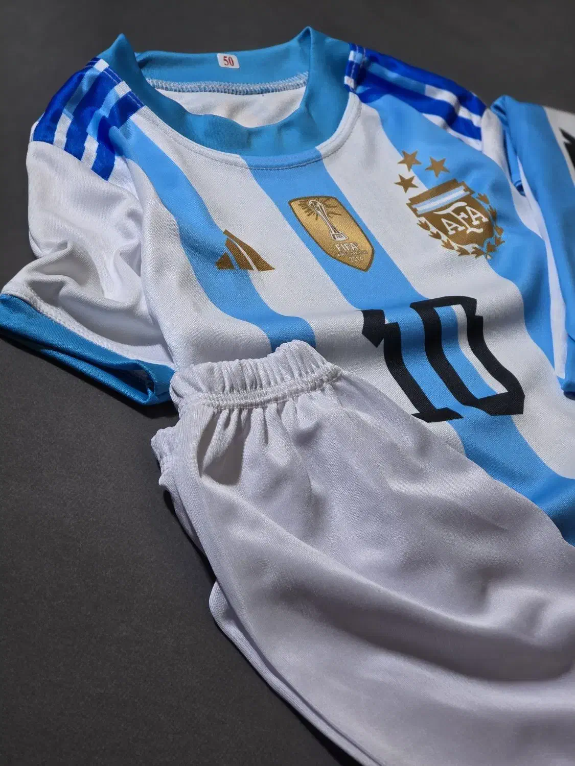 ست آرژانتین مسی ۴ تا ۱۴ سال|کفش و لباس بچه|تهران, شمیراننو|دیوار