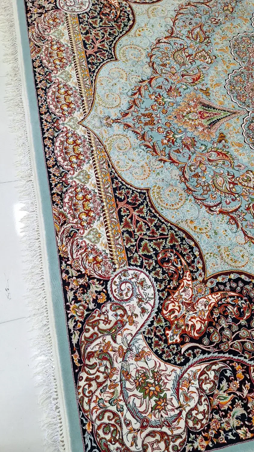 سه تخته فرش12متری700شانه دستبافت‌گونه|فرش|ایلام, |دیوار