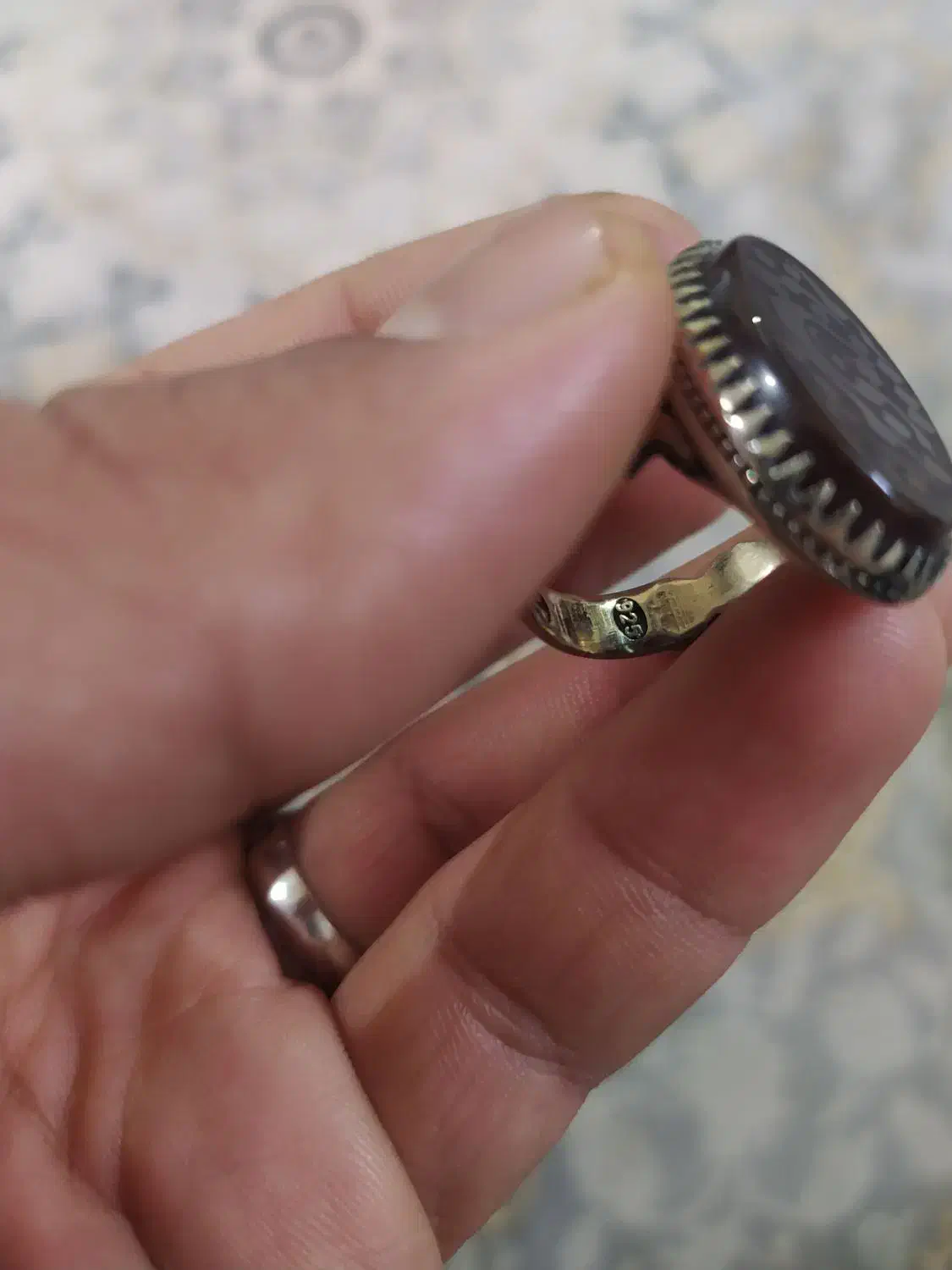 انگشتر نقره خطی|جواهرات|شیراز, جوادیه|دیوار