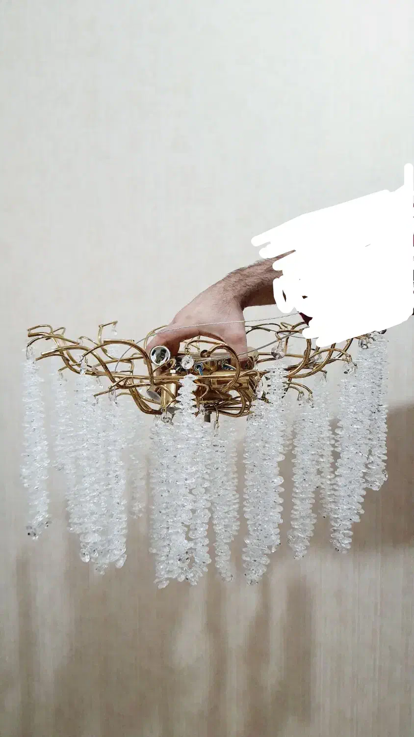 لوستر آویز درختی|لوستر و چراغ آویز|رشت, چمارسرا|دیوار