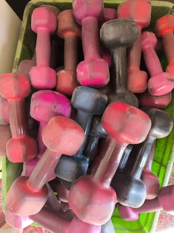 دمبل بدنسازی از یک کیلو تا چهار کیلو|تجهیزات ورزشی|نسیمشهر, |دیوار