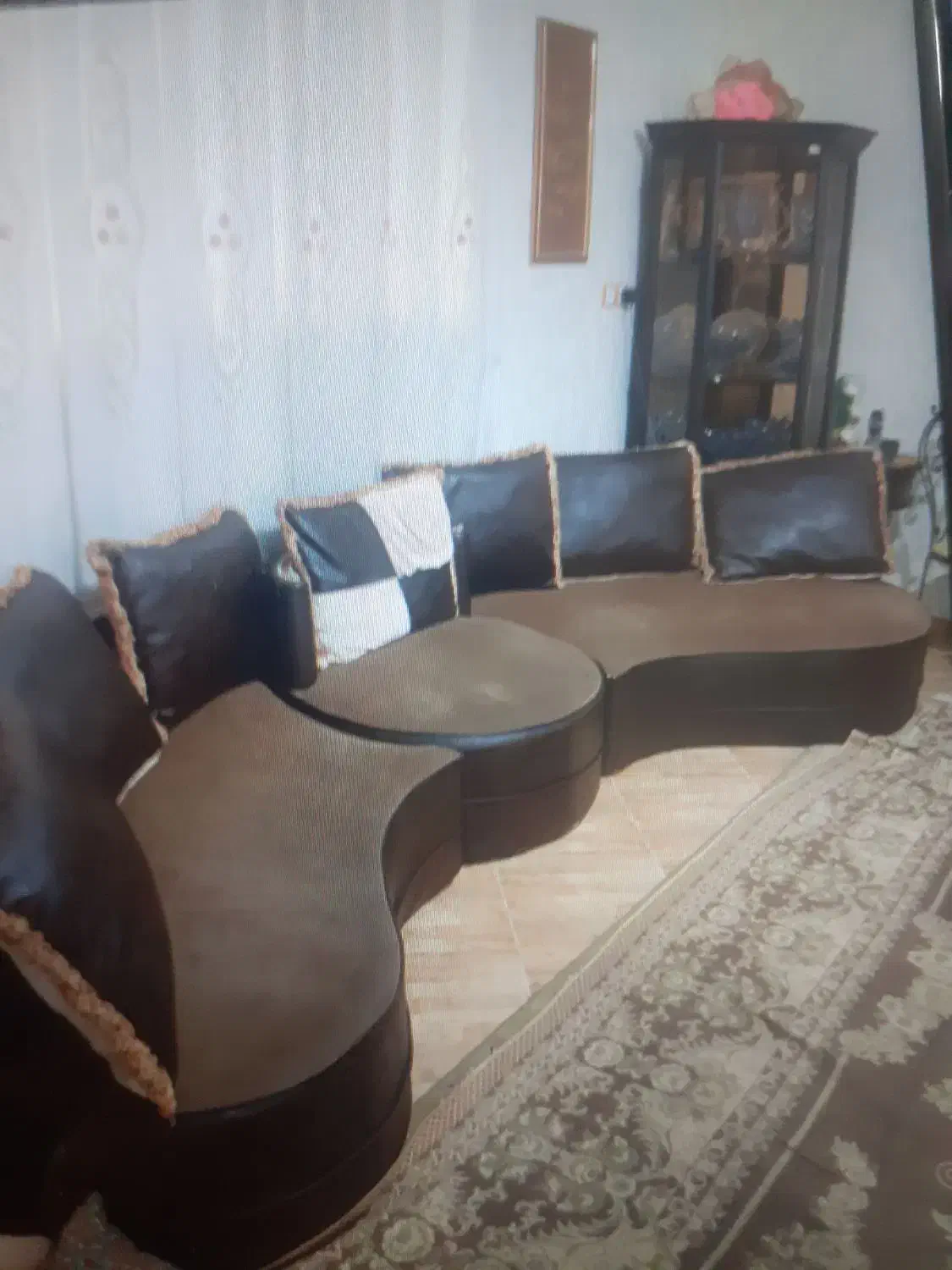 مبل۷نفره گرد|مبلمان خانگی و میز عسلی|ورامین, ورامین|دیوار