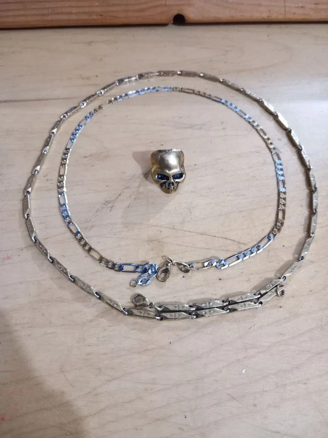 ست طلایی و نقره ای گردنبند و دستبند|بدلیجات|کردکوی, |دیوار