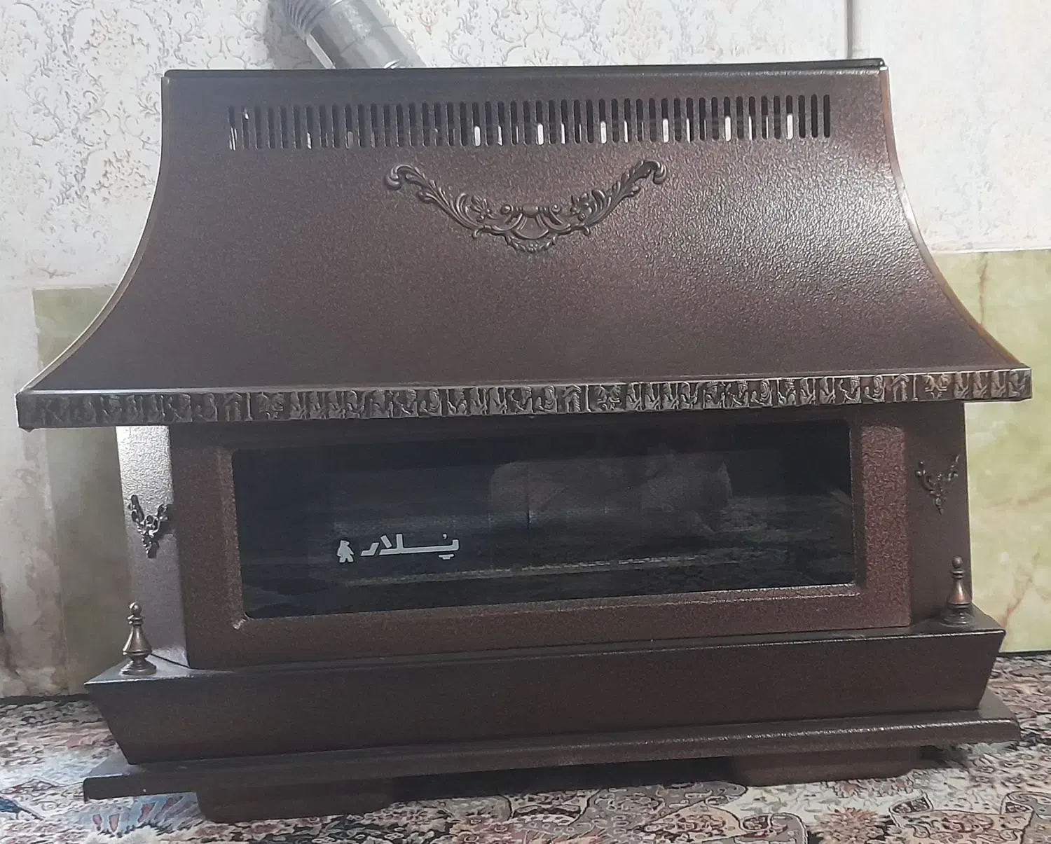 بخاری طرح شومینه درحدنو .سالم وتمیز|بخاری، هیتر، شومینه|آباده, |دیوار