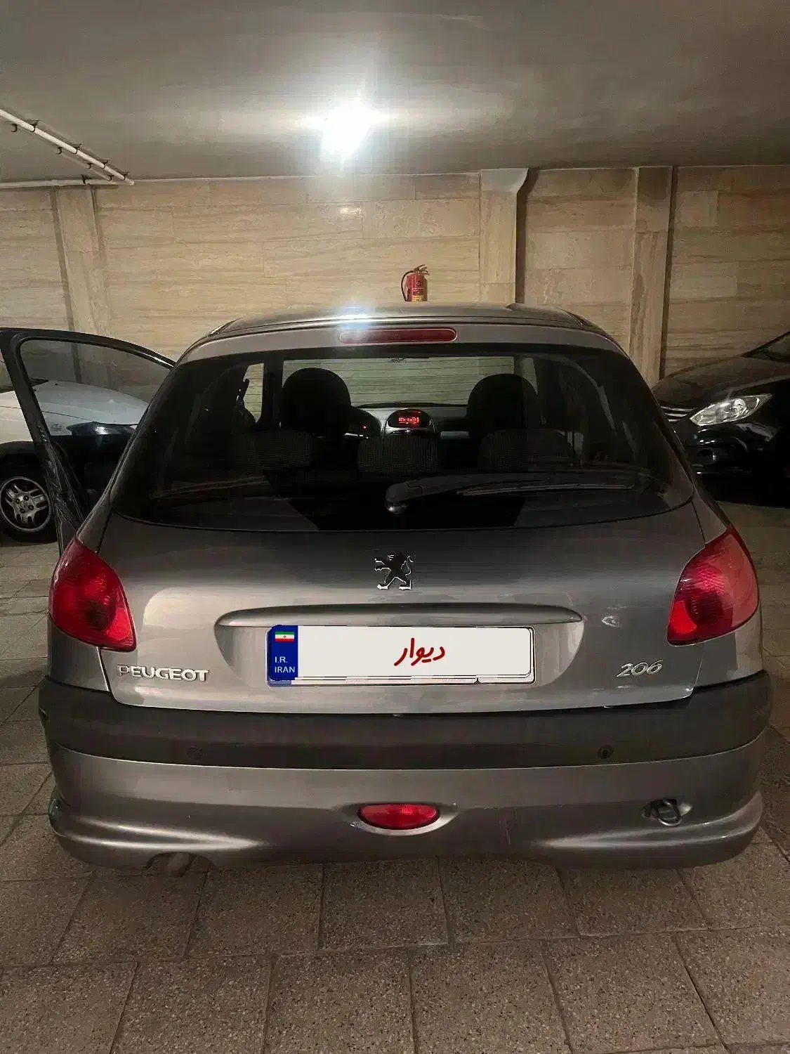 پژو۲۰۶ تیپ۵ مدل۹۵|خودرو سواری و وانت|تهران, تهرانپارس غربی|دیوار